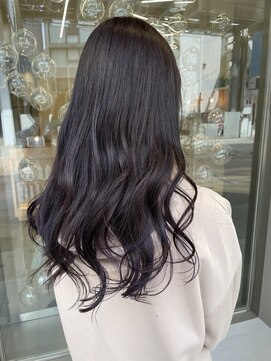 エイトヘアー(8 HAIR) ラベンダーグレージュ×ロング