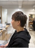 20代30代40代◎似合わせカットツーブロブルーブラック