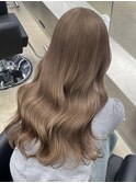 くびれヘア/アプリコットオレンジ/夏のヘアアレンジ/栄