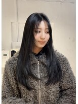 コフィー バイ メルト 吉祥寺(cofy by melt)&nbsp;【中澤彩乃】低めレイヤーカット顔周り韓国前髪カットグレージュ