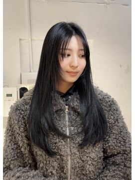 コフィー バイ メルト 吉祥寺(cofy by melt) 【中澤彩乃】低めレイヤーカット顔周り韓国前髪カットグレージュ