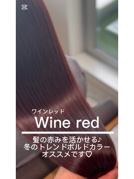 テラスヘア センダイ(TERRACE hair SENDAI) 【学割24】冬のトレンド!ボルドカラー!