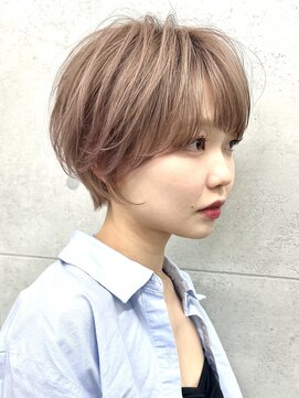 ルアン 上通り(ruen) ハイトーンショート/熊本美容室/髪質改善/熊本ショート/20代30代