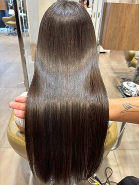髪質改善/縮毛矯正/トリートメント/酸性ストレート/ロングヘア
