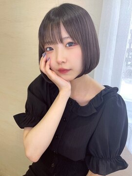 ルイマダーナ 栄店(LOUIMADNA) ミニボブ　愛されボブ　前髪あり　内巻きボブ　韓国ヘア　透明感