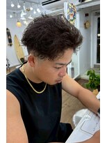 ユイマァルスロウ(YUIMARL SLOW) メンズサロン20代30代40代ツイストスパイラルパーマ刈り上げ