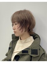 アイスプロドバイブルーム 木更津店(ice prod by bloom)&nbsp;ピンクベージュ/アンブレラカラー/クールショート/前髪/木更津