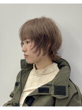 アイスプロドバイブルーム 木更津店(ice prod by bloom) ピンクベージュ/アンブレラカラー/クールショート/前髪/木更津