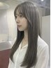 【水素で髪質改善】骨格矯正カット+高濃度水素カラー+水素TR