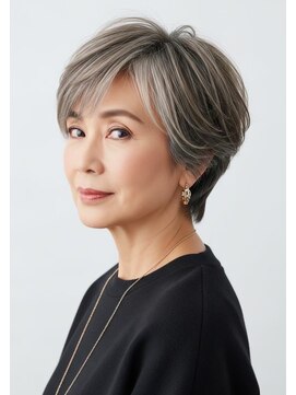 ネックス 表参道本店(nex) #ハイライト#白髪ぼかし#白髪染め#表参道駅#30代#40代#50代#60代