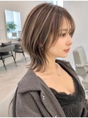 ハッシュカットハイライト×ネオウルフ20代30代40代