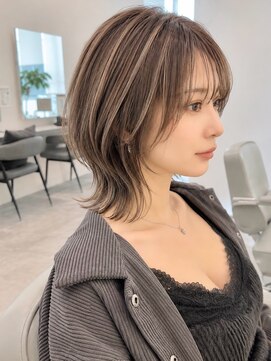 ダブルトーキョー シブヤ(W-TOKYO SHIBUYA) ハッシュカットハイライト×ネオウルフ20代30代40代