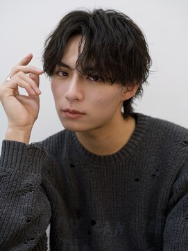 エス 新宿(es.) センターパート/シャドウパーマ[新宿/メンズ/men's]