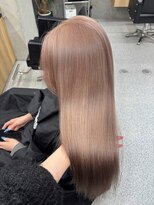 ペレ 原宿(PELE)&nbsp;ダークパープルナチュラルショート夏のヘアアレンジ原宿