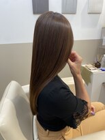 シュヴーブリヤン(cheveux brillants)&nbsp;『美髪縮毛矯正で再現性100%な艶髪』巻けるストレートロングヘア