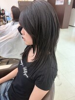 ラグゼヘアカミヤ 菊川店(luxe hair CAMIYA) レイヤーカット、ウルフカット