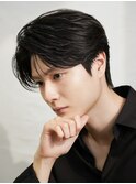 黒髪リクルートフェザーショートフェザーパーマ韓国マッシュ