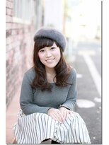 ヘアリゾート ラグーン(hair+resort lagoon)&nbsp;ガーリーパーマ帽子アレンジ