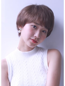 シャカ(SHAKA) 丸みショート 黒髪ベリーショート ヘルシーレイヤー 毛先パーマ