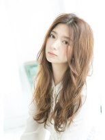 大人かわいいゆるふわロング