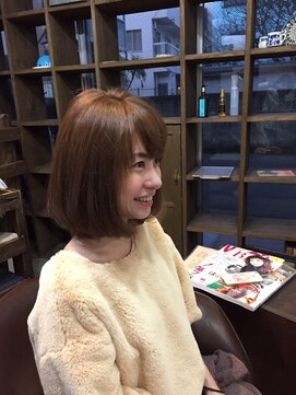 グラム(gram) クラシックなワンレンボブ