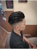 フェード オールバック 0.8mm【HOMME HAIR ZERO 伊藤】