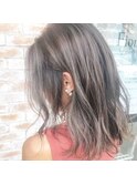 #ホワイトアッシュ#コントラストハイライト#髪質改善#長浜