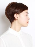 似合わせカット大人かわいいブラウンショート[銀座/銀座駅]