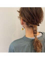 【AMAZING HAIR 中沢店/佐山】タイトなねじねじアレンジ