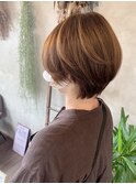 奥行き感がポイント!ハンサムショート☆20代/30代/40代
