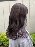*ブリーチなしラベンダーグレージュラベンダーピンクグレー