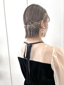 コワファースト  させぼ五番街店(COIFF1RST) ゴールドピンアレンジ☆