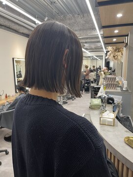 ロンドプロフィール 浦和(Lond profil) 【ワンランク上のボブ】切りっぱなしボブペールベージュ【浦和】