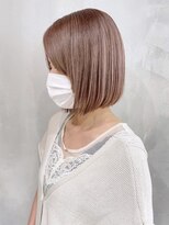 アルバム 渋谷パルコ(ALBUM) ミルクティーボブ_チェリーブラウンフェミニンロング_ba339374