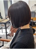 小顔ボブ×美髪[ぱつっとボブ/縮毛矯正/横浜韓国]19
