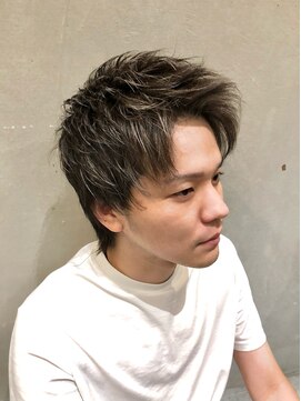 エクファフォーメン(EX-FA FOR MEN) ショートウルフ×ハイライト