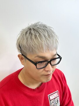 レジット メンズ ヘアサロン(LEGIT MEN's HAIR SALON) シルバーホワイトショート