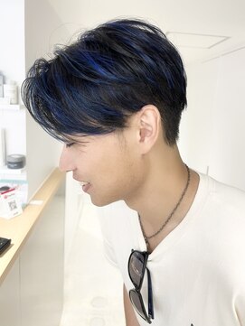 ニュアージュ 表参道 南青山(Nuage’) ハイライト【ニュアージュ表参道】センターパート束感ショート