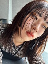 イトシテ&nbsp;インナーローライトカラー×顔周りレイヤーボブ　【鎌田　隆雅】