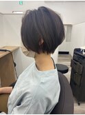 黒髪◎前下がりショートボブ丸みショート〔宇都宮駅〕