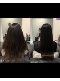 さらさらロングヘア縮毛矯正