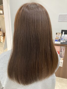 ビーズカラーイオン 酒田南店 春先取りカラーのアンバーベージュ