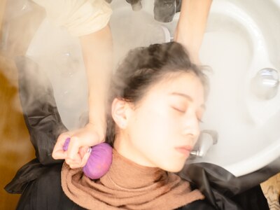 エッセンシャルオイルの香りに包まれるheadspa◎【ヘッドスパ】