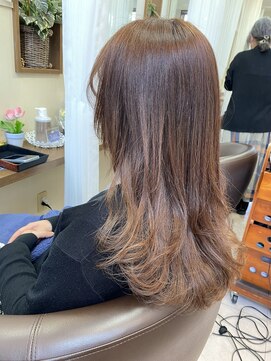 コアフィールフィス(COIFFURE fils) 新規お得クーポンあり【見附　今町】ピンクベージュカラー