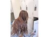 白髪を目立たなくする☆カット+白髪ぼかしハイライト+毛髪ケア￥14900