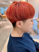 フリップビーアヴェダ(FLIP B AVEDA)&nbsp;本八幡×マッシュショート×オーガニックカラー×赤