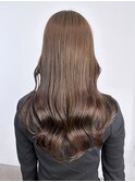 グレーベージュニュアンスカラー美髪くびレイヤー_ba488271