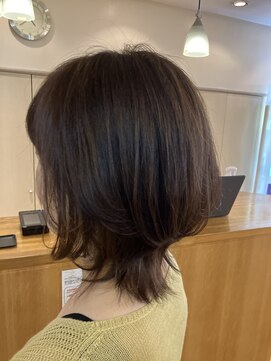 松本平太郎美容室 浦安店 ミディアムウルフ/30代40代50代60代