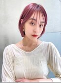 H【eitf】　原宿　表参道　ハイトーンボブ/ピンクカラー
