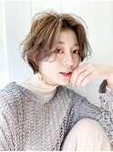 似合わせカット刈り上げボブフェザーショート_8594